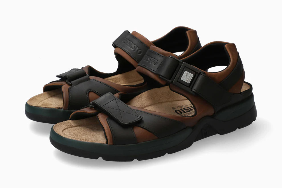 Mephisto Shark Fit Dark Brown Sandal