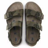 Milano Soft Footbed Camouflage Green Birko-Flor