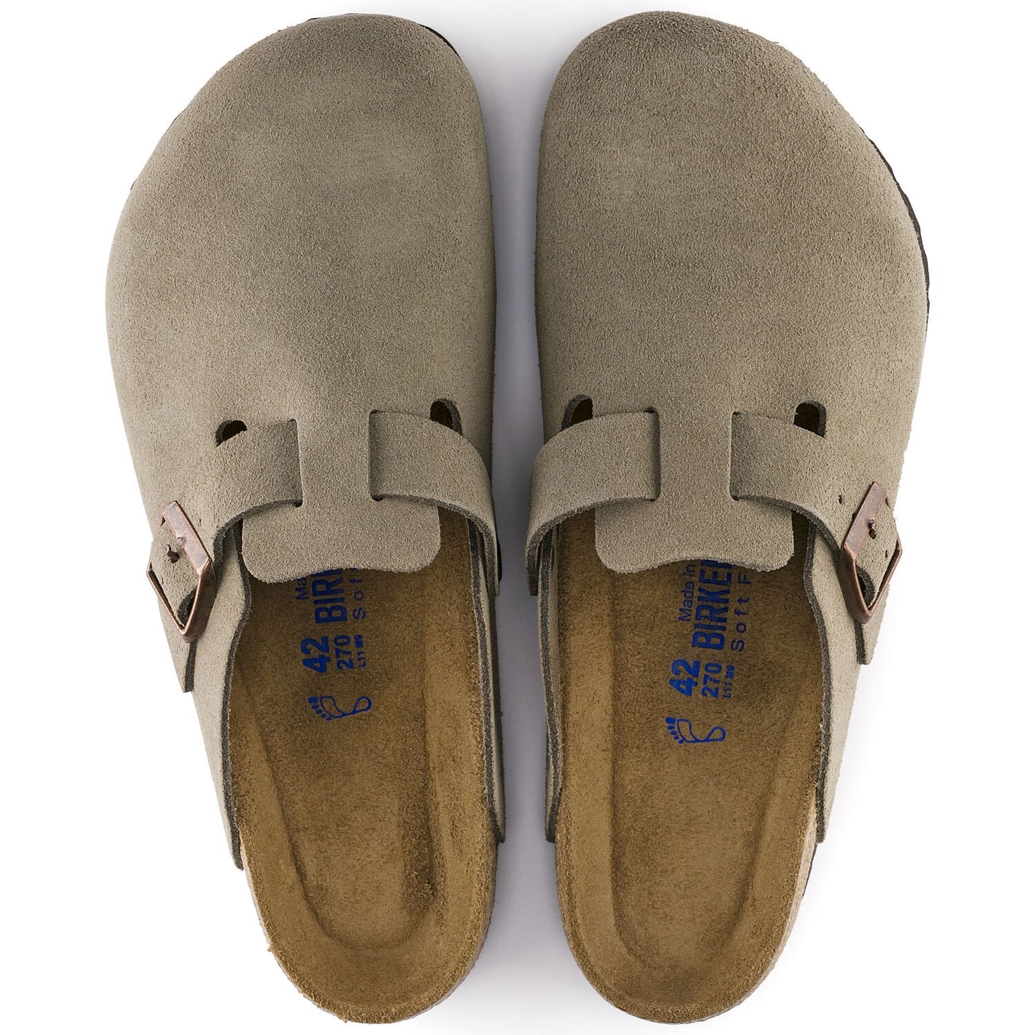 Birkenstock Boston Soft Footbed Taupe Suede | UNISEX SHOES Birkenstock Boston Soft Footbed Taupe Suede | UNISEX SHOES