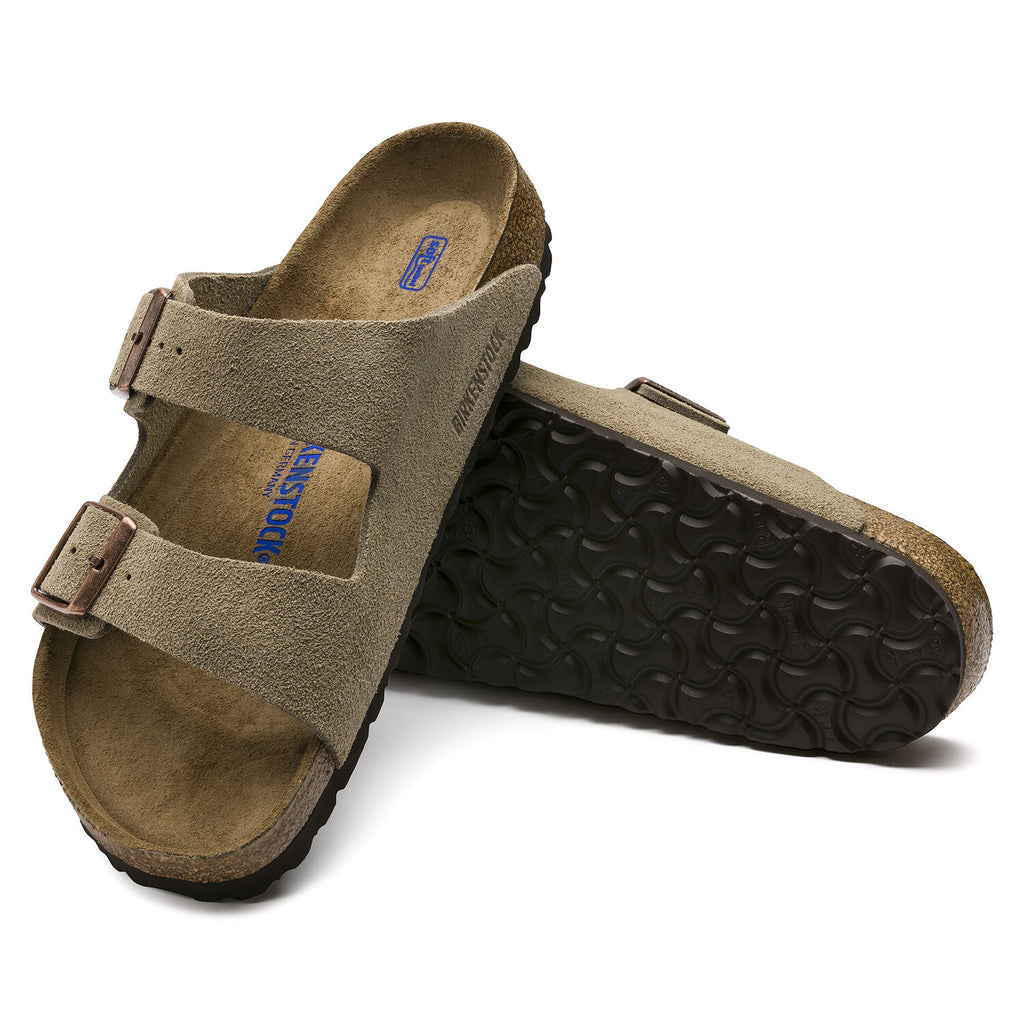 Arizona Soft Footbed Taupe Suede Narrow