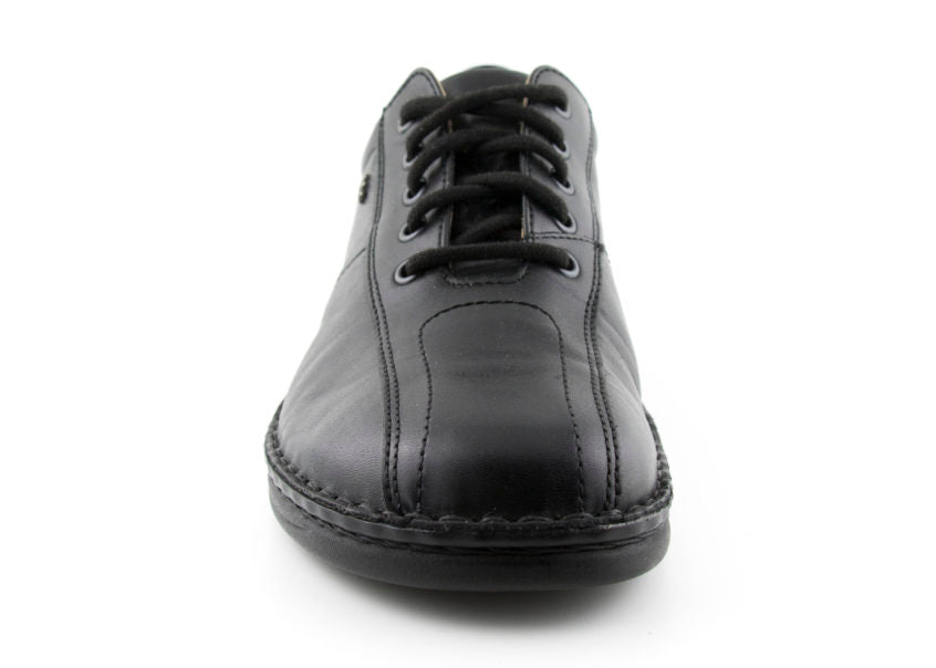 Dijon Black Leather | MEN`S SHOES – Comfort Plus Shoes & Footcare